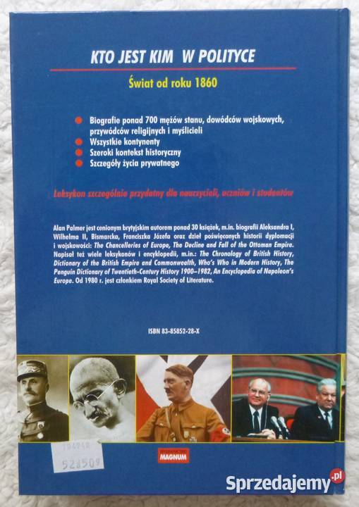 Kto jest kim w polityce świat roku 1860 Alan