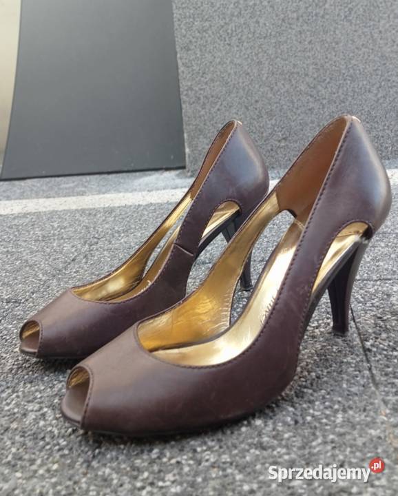 Damskie czółenka vintage Ted Baker 37 skóra Chełm