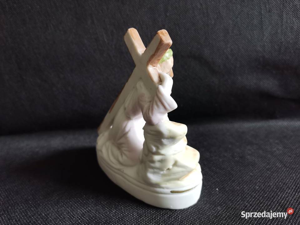 Stara przedwojenna figurka Jezus pod Krzyżem Katowice