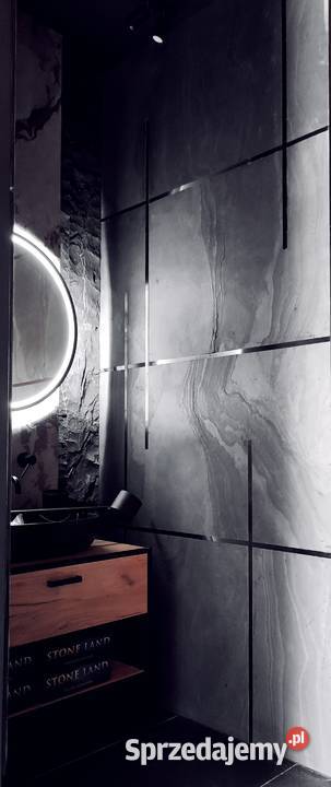 CZARNYGRAFITOWY FORNIR KAMIENNY NA ŚCIANĘ 3mm mazowieckie Warszawa
