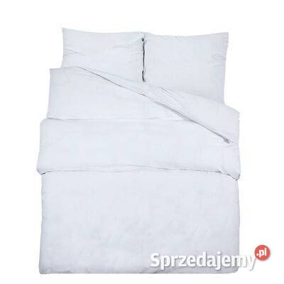 vidaXL Zestaw pościeli biały 240x220 mazowieckie Warszawa