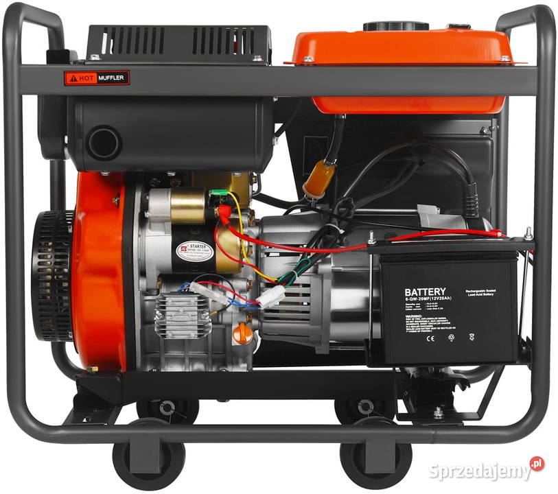 Agregat prądotwórczy DIESEL 7kW 230400V KD3243