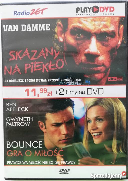 Skazany na piekło Bounce Gra o miłość 2 DVD Łódź sprzedam