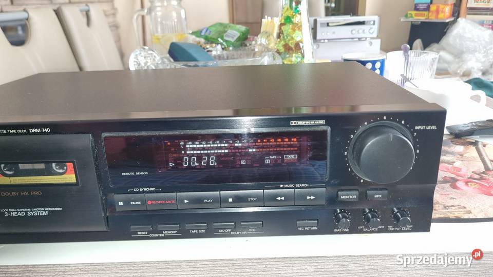 Magnetofon Denon DRM740 3Head Dolby B C MPX łódzkie Warta