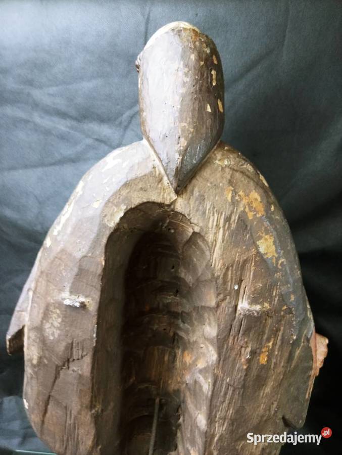 Rzeźba Święty Antoni 695 Drewno Dąb Antyki Antyki sprzedam