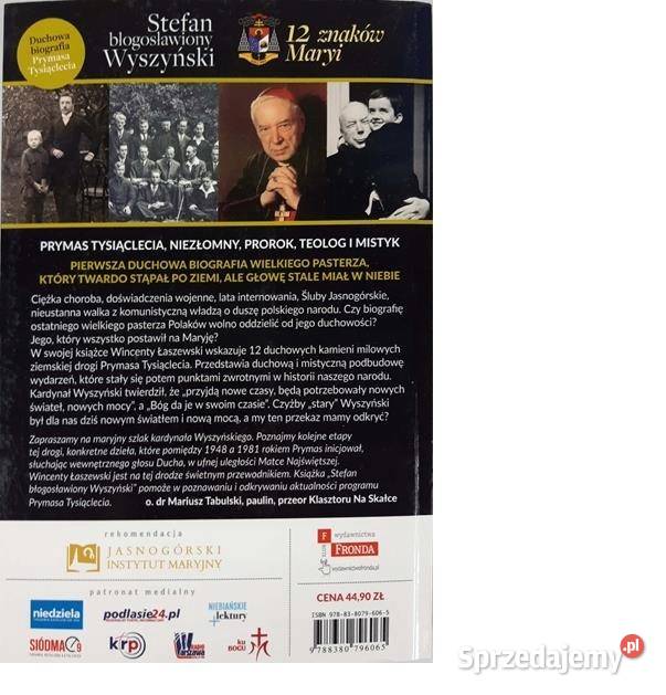 Stefan Błogosławiony Wyszyński 12 znaków Maryi