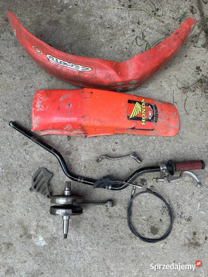 Honda Cr 250125 części błotniki kierownica cross Mszana Dolna