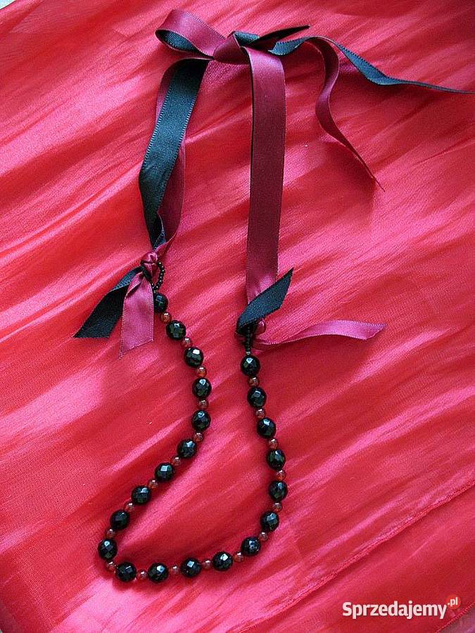 Korale krótkie naszyjnik Wisiorek 1 sznur na