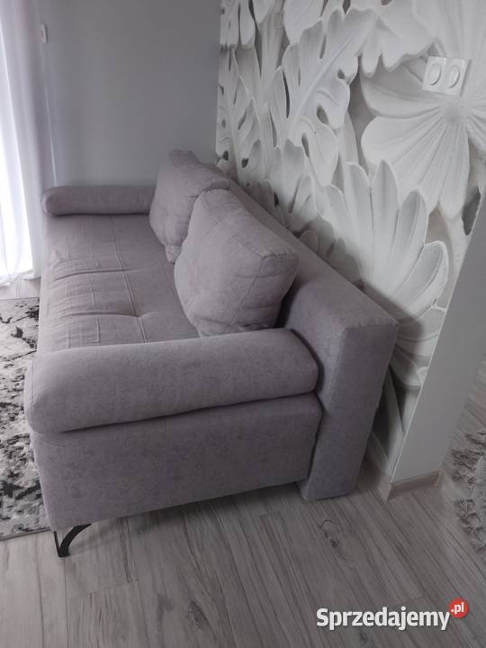 Sofa szara z funkcją spania Domatowo