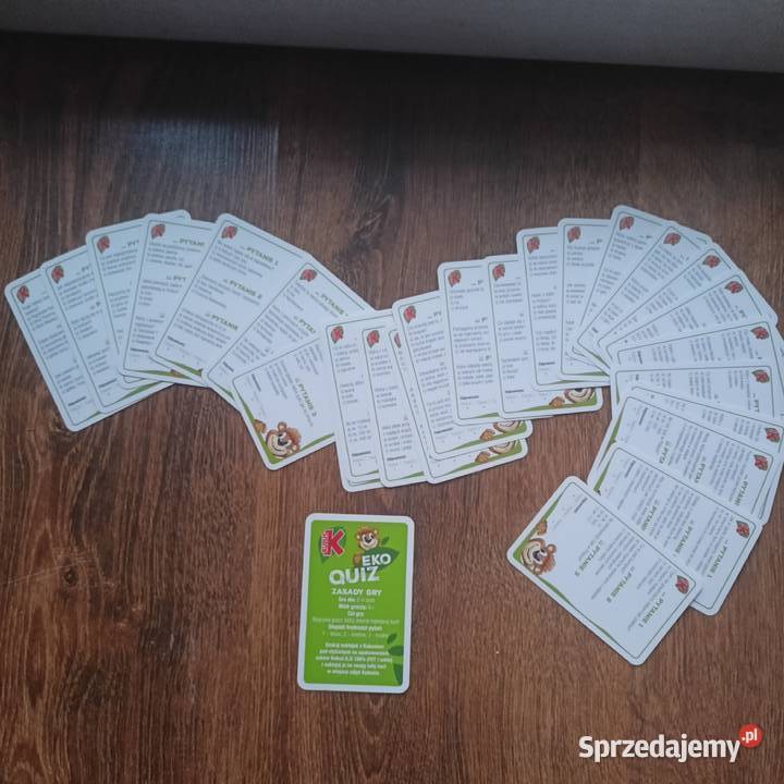 Karty dzieci Kubuś Eko Quiz