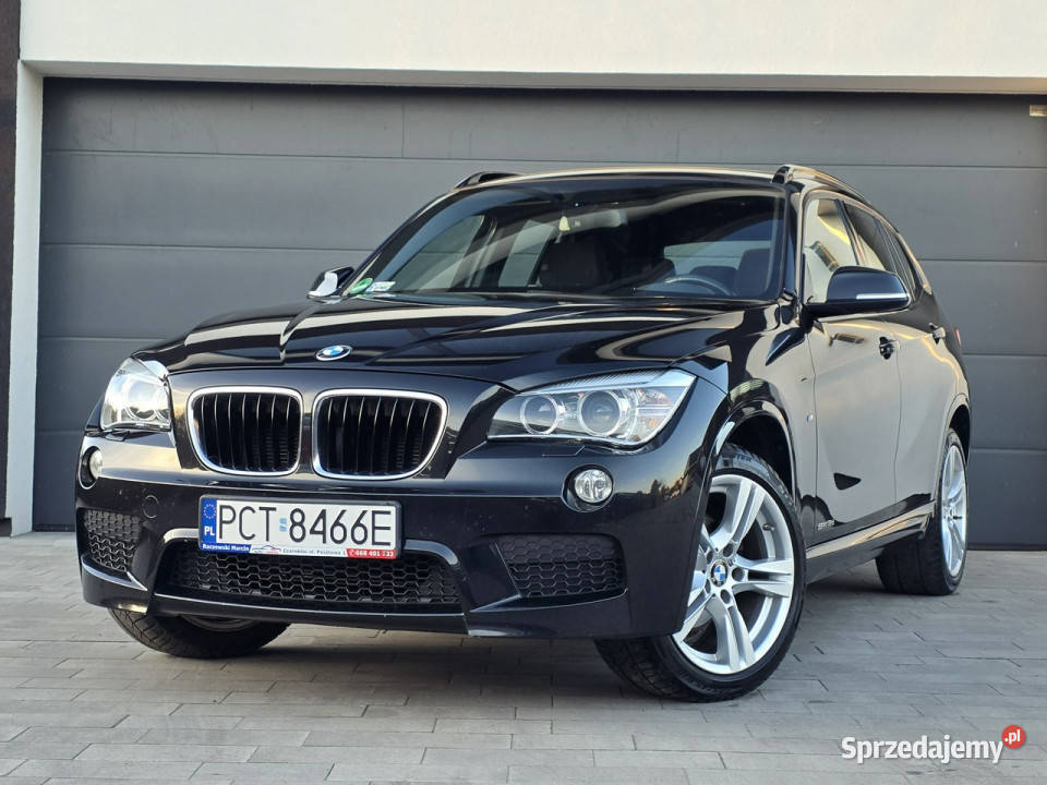 BMW X1 fabryczny M pakiet bezwypadkowy ALCANTARY Czarnków