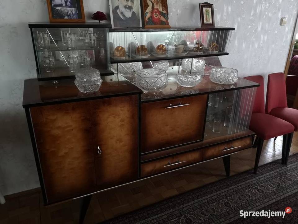 Vintage Komplet z Lat 50 Kanapa Stół 12 Krzesła Meble Swarzędz sprzedam