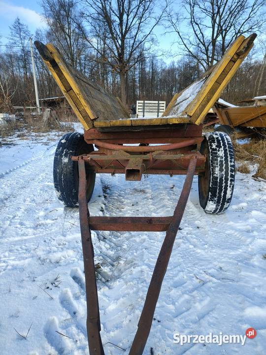Wóz do ciągnika metalowy Gęsice sprzedam