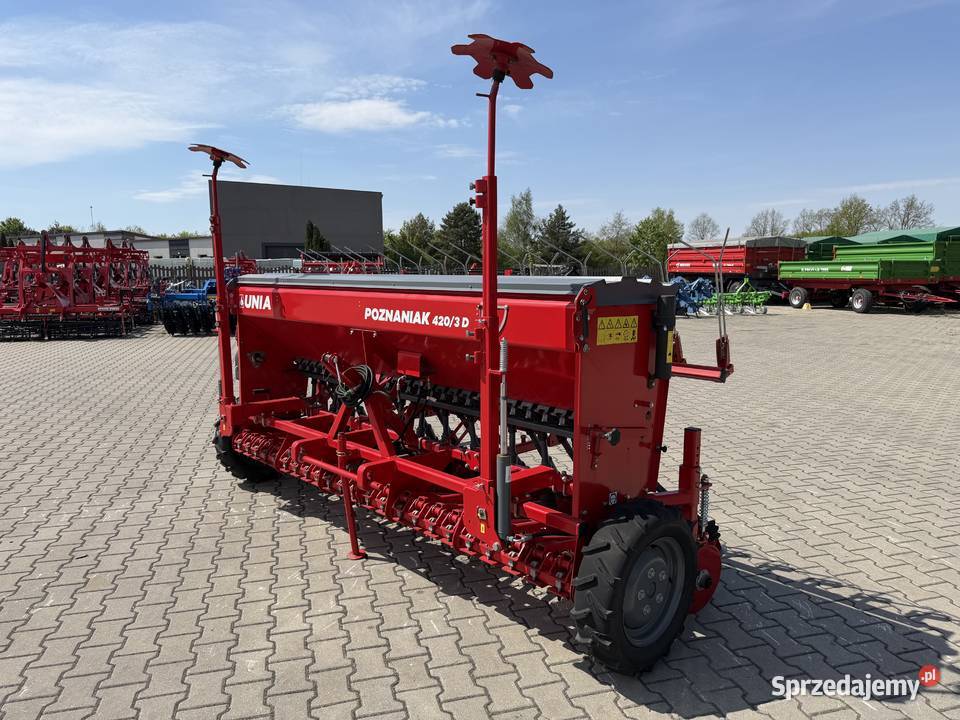 Mechaniczny siewnik zbożowy Poznaniak 4203D wielkopolskie Opatówek