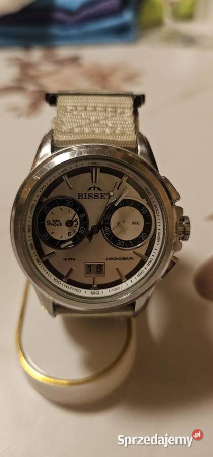 Zegarek SWISS MADE Bisset chronograph quartz Kutno