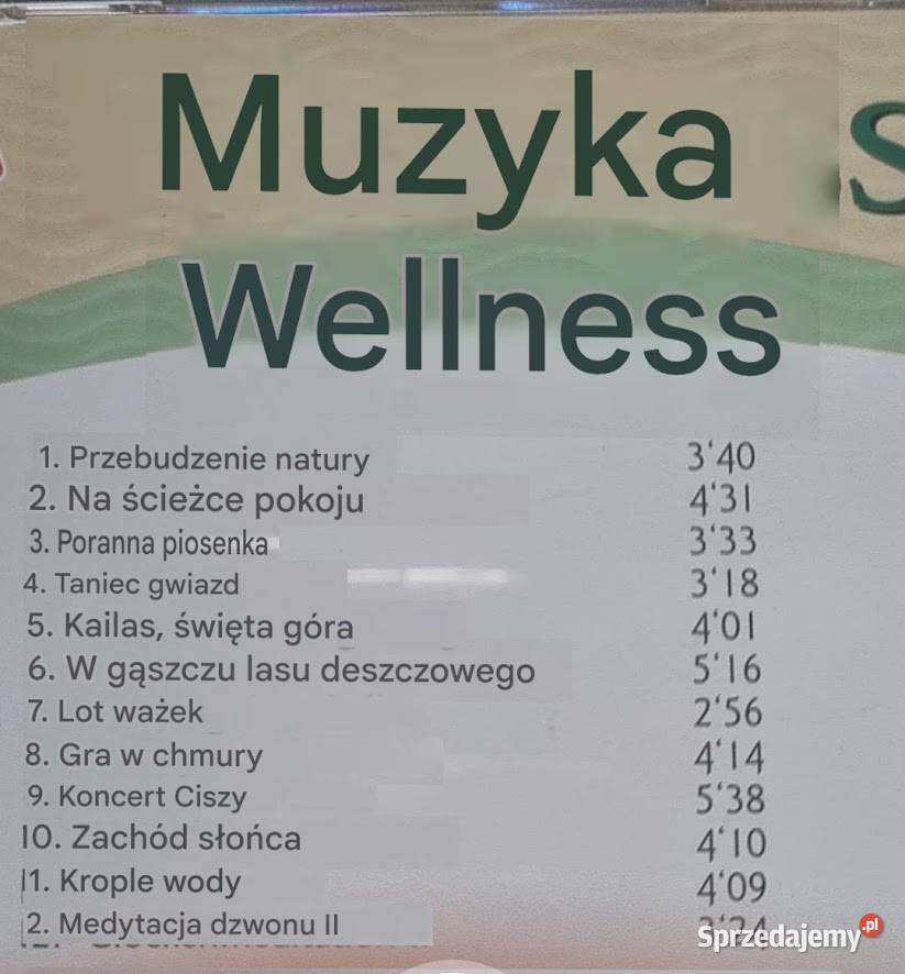 Płyta CD muzyka relaksacyjna Zielona Góra sprzedam