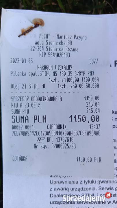 Piła łańcuchowa Chełm