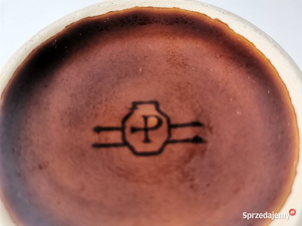 Stare nieużywane 2 kubki porcelit Pruszków PRL śląskie sprzedam