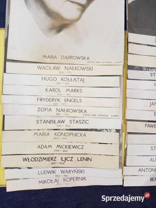 Portrety zestaw BJ Dorys lata 60