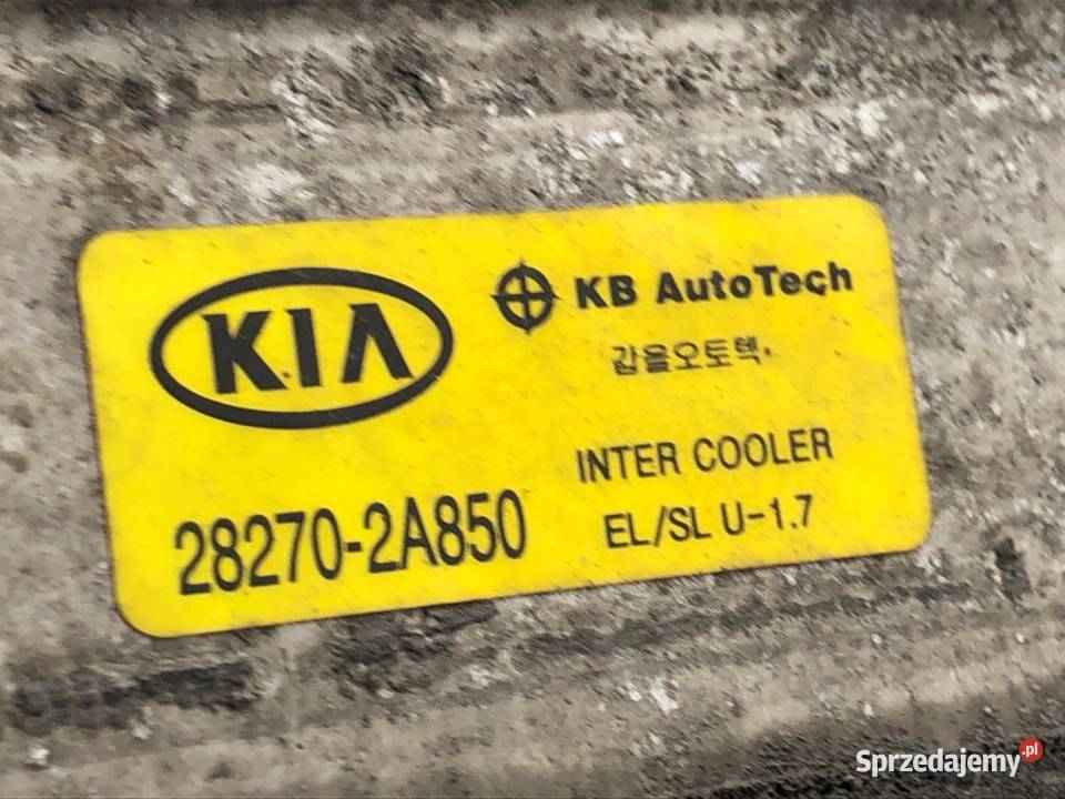 INTERCOOLER KIA SPORTAGE III 282702A850 17 116 podkarpackie sprzedam