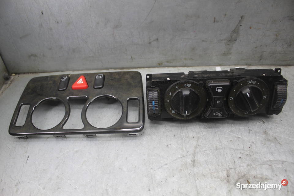 Mercedes W208 C208 Panel nawiewu klimatyzacji Panele sterowania, przełączniki