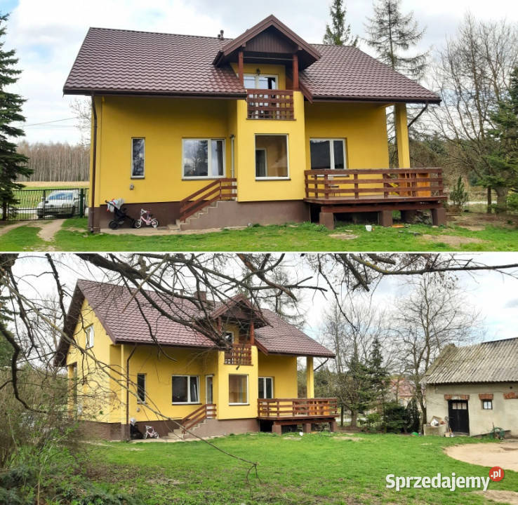 Dom i budynek gospodarczy piwnica Życiny