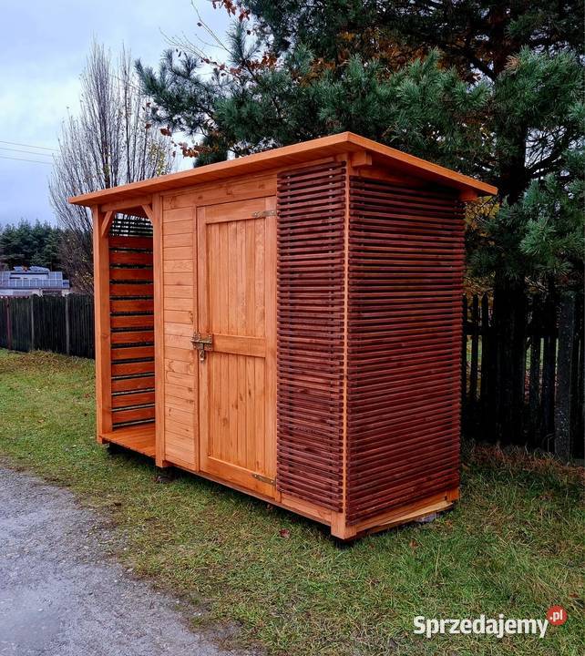 Domek narzędziowy 2 x 11m drewutnia 1 x 11m Kalety
