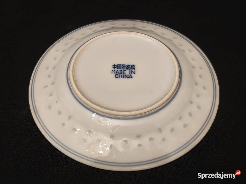 Talerz deserowy porcelany chińskiej Chełm