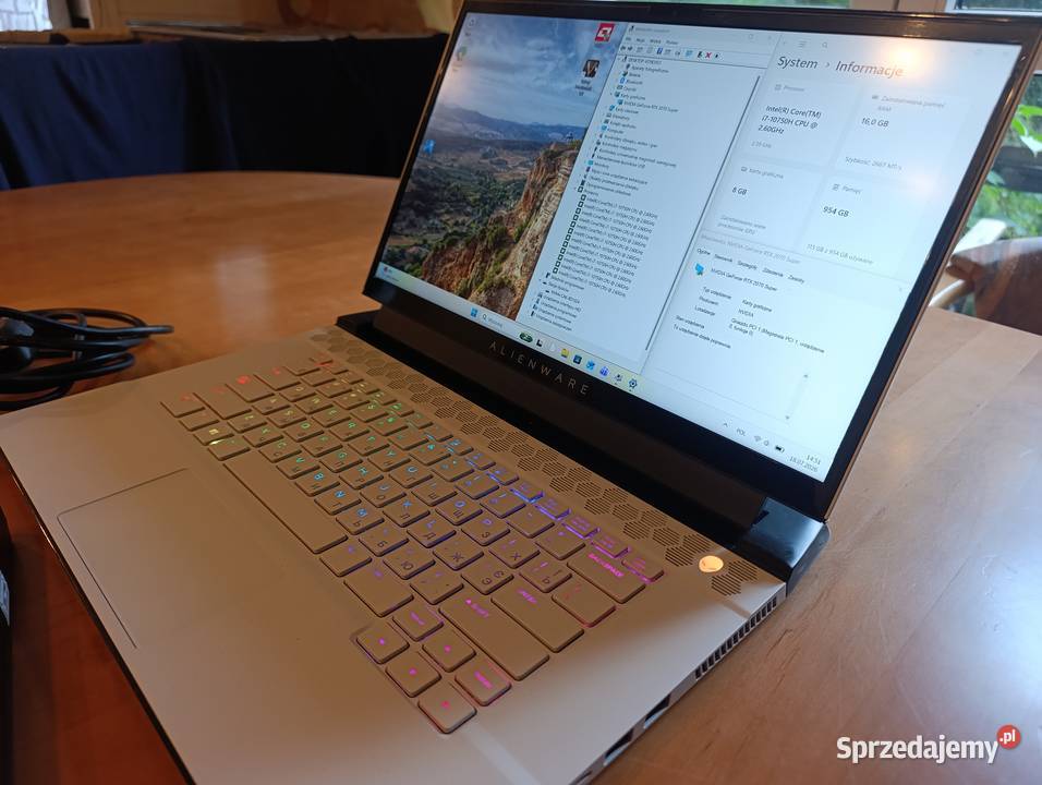 Dell 300Hz i7 10750h Rtx 2070 16ram 1tb ssd Kraków