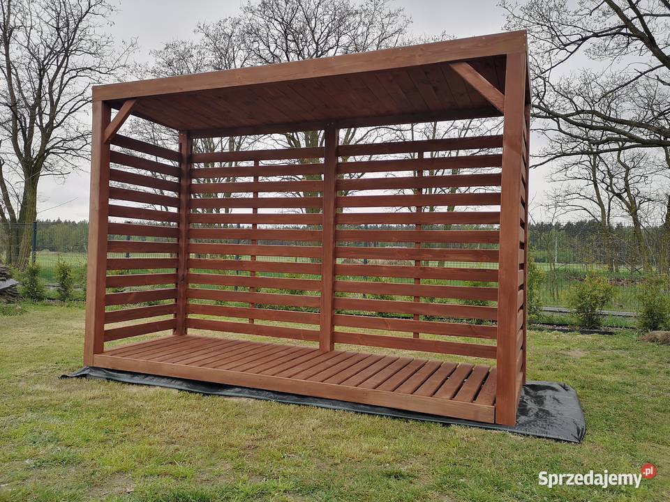 Drewutnia poszerzana 314 x 11m z dachem prostym Kalety