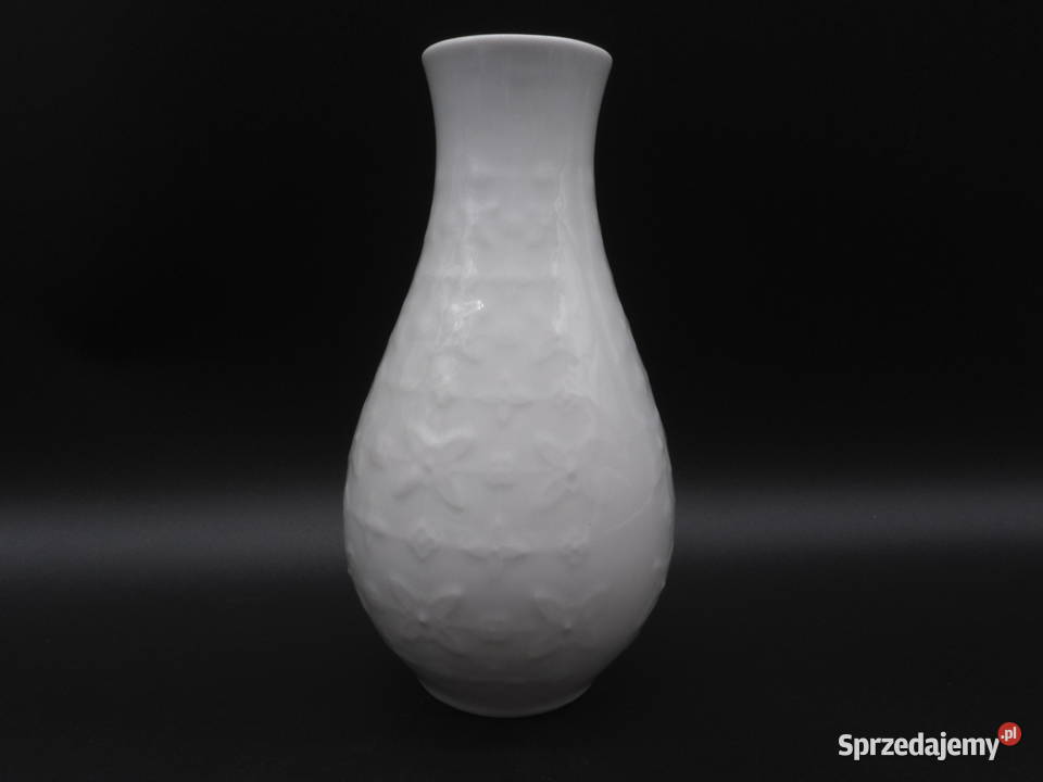 Biały Wazon Porcelanowy Winterling Kirchenlamitz Porcelana i szkło Raszków