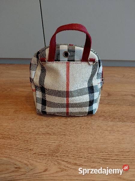 Nowy mały plecak torebka w kratę mazowieckie Warszawa sprzedam