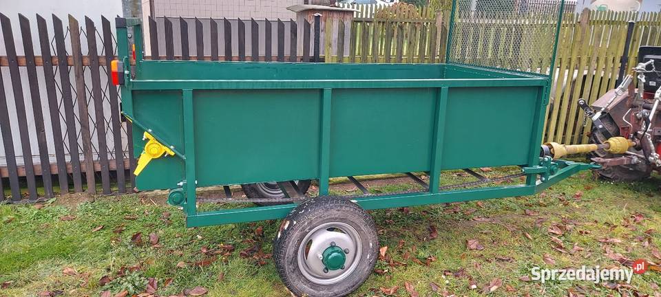 Mini rozrzutnik obornika sam do minitraktorków Rozrzutniki obornika śląskie Świerklany