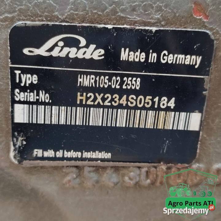 Silnik jazdy H2X234S05184 Linde HMR 105 Volvo EW Układ zawieszenia Ciechanowiec