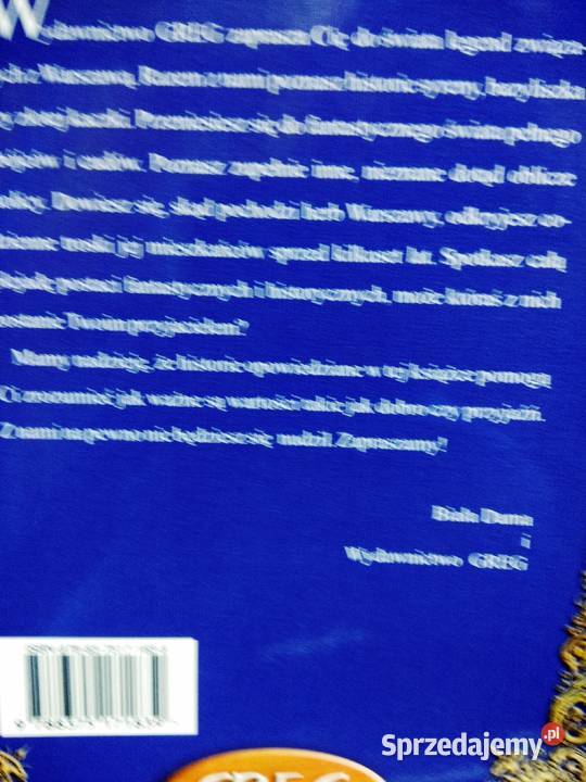 Legendy warszawskie książki dziecięce outlet mazowieckie Warszawa sprzedam