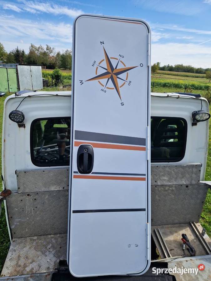Camper Kamping drzwi 195 X 60 KPL z ramą ORG sprzedam