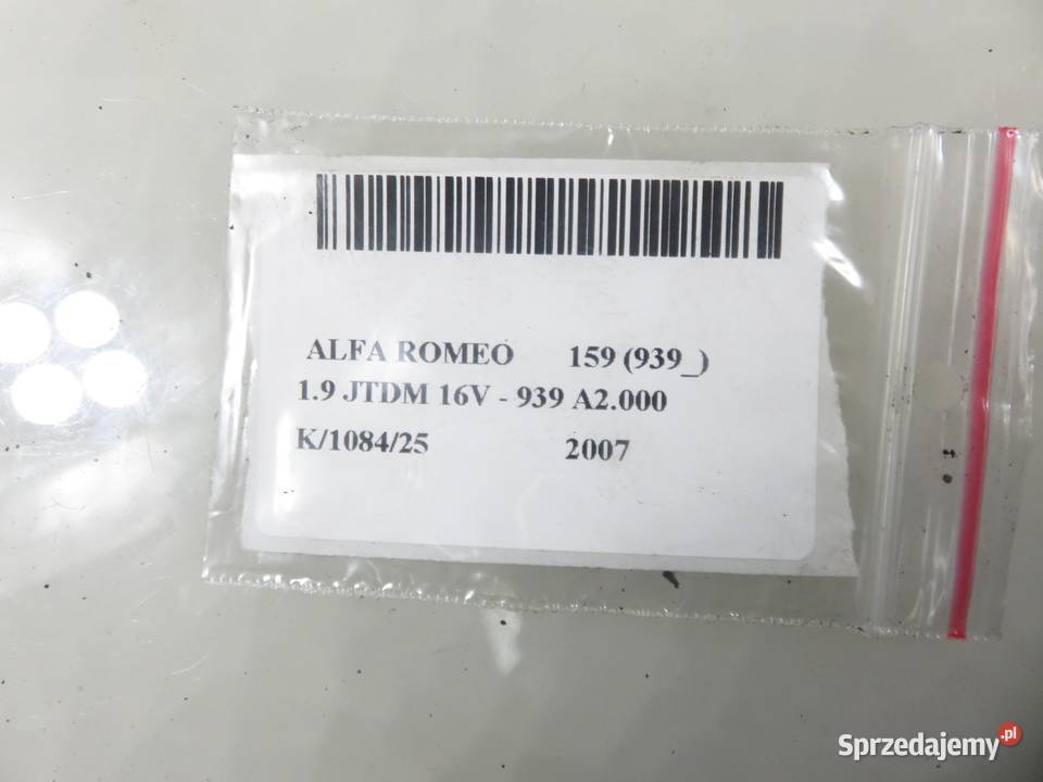 PIASTA TYLNA PRAWA ALFA ROMEO 159 19 JTDM