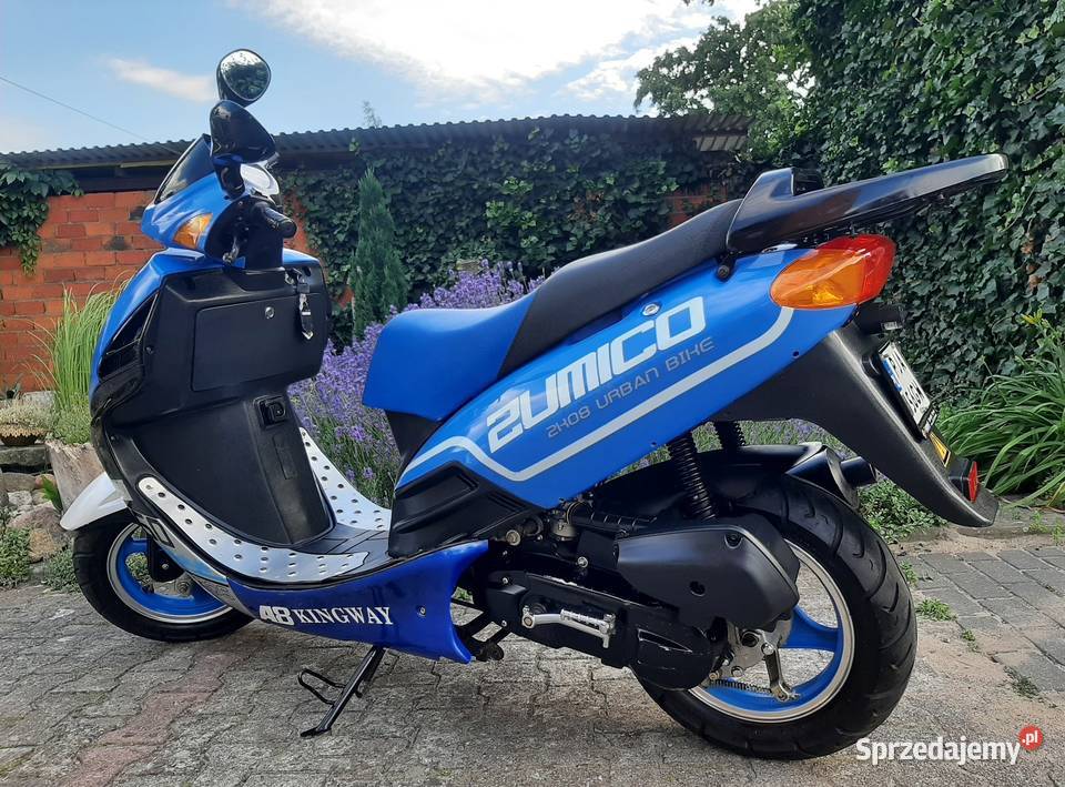 Zadbany duży skuter Zumico Eos 50 2t 2008r 1wł 49cm3 Tuczno sprzedam