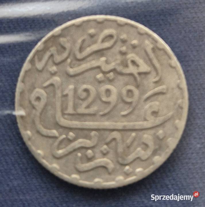 12 DRACHM SREBRO AH 1299Maroko dolnośląskie sprzedam