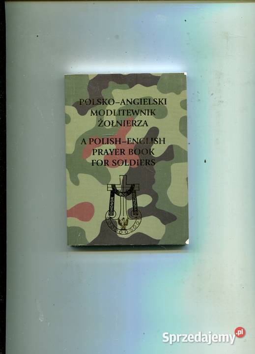 Polsko angielski modlitewnik żołnierza Szczecin