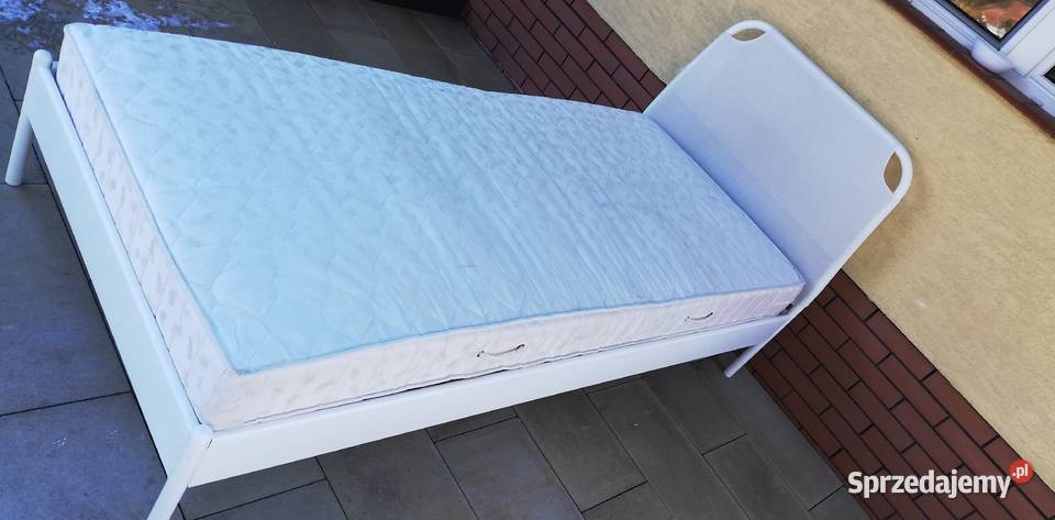 Łóżko metalowe białe Ikea 90 x 200 jednoosobowe Garwolin