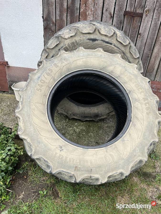 Sprzedam opony do traktora rozmiar 54065R 28 Rolnictwo Kołoszyn