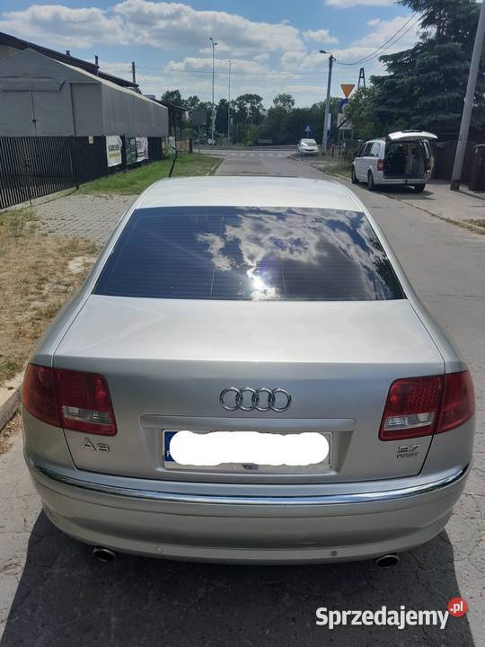 Audi A8 D3 37 Quattro Benz gaz Rok produkcji 2003 Chełm