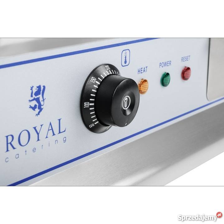 Grill podwójny duży ryflowany 75 2x3200W śląskie Poczesna sprzedam