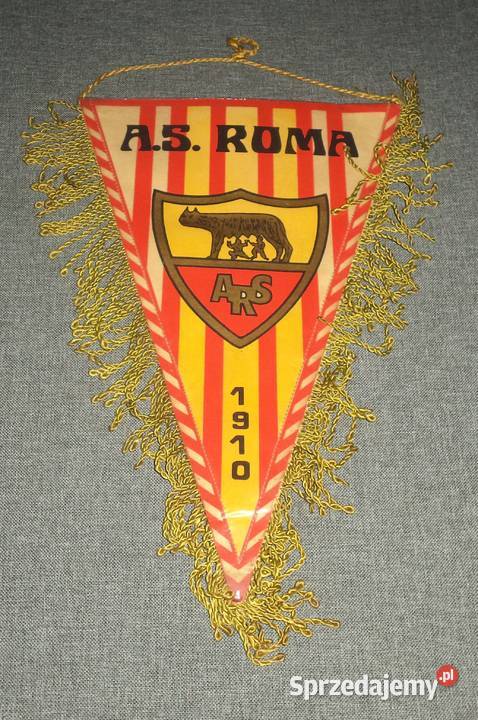 AS Roma FIFA proporczyk piłka nożna Piekary Śląskie