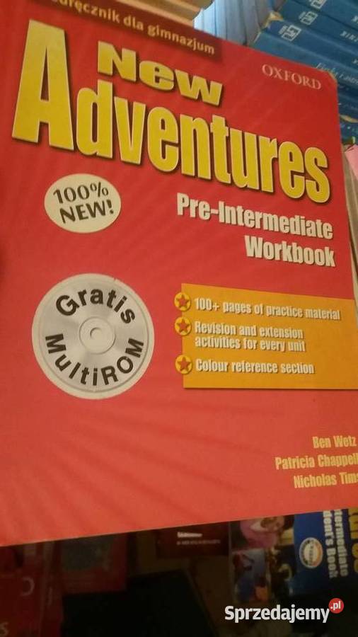 Adventures preitermediate workbook książki Antykwariat
