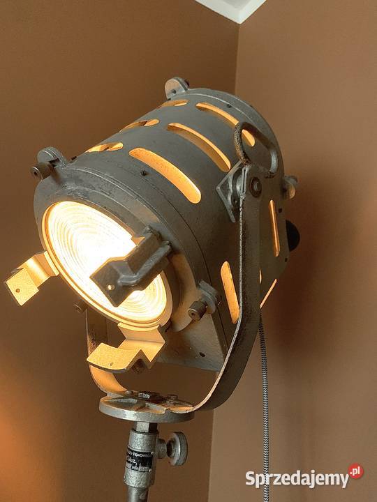Zabytek lampa teatralna PRL Vintage zestaw 1963r wielkopolskie