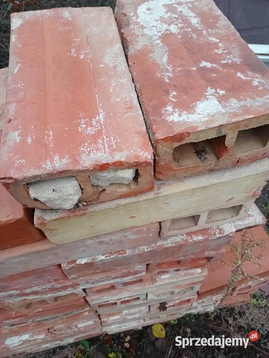 Cegła dziurawka 27 czerwona rozbiórkowa 27cgrill Działyń sprzedam