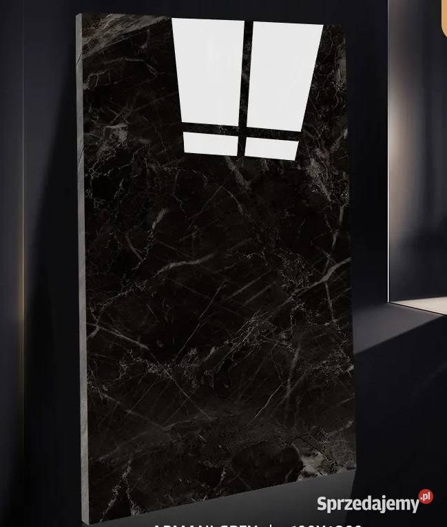 Czarny marmur z nitką 120x60 WYSOKI POŁYSK gatI Łask