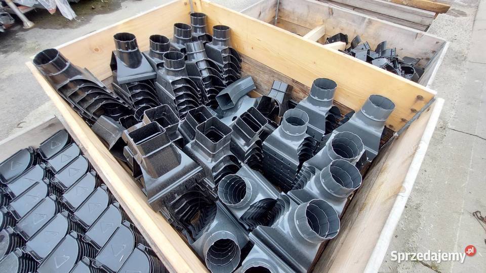 Rynny II gatunek metalowe czarne prostokątne